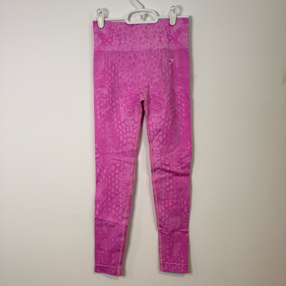 NEW Gymshark Whitney Adapt Animal Pink Leggings UNWORN Size Small